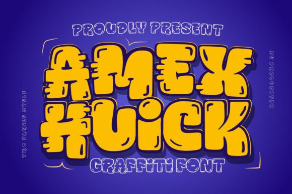 Amex Huick: The Ultimate Display Graffiti Font