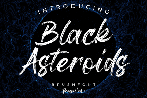Black Asteroids: A Deep Dive into the Unique Brush Font for Modern Design