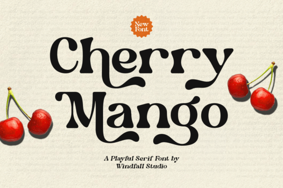 Cherry Mango: A Playful Serif for Modern Design