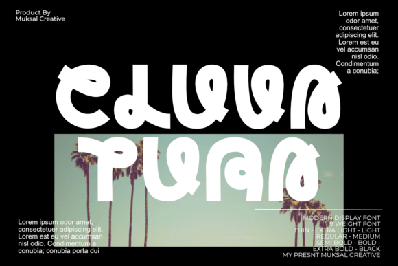 Cluvatura: A Dynamic Display Font for Modern Visual Storytelling