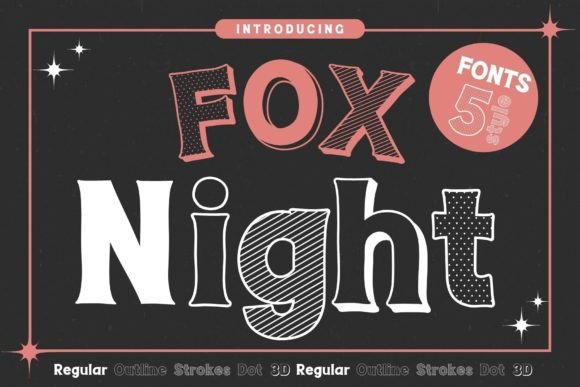 Fox Night: A Versatile Display Font for Bold Branding