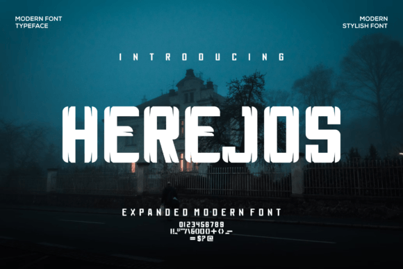 Herejos: A Bold Modern Font for Authentic Branding
