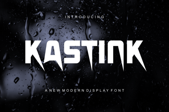 Kastink: A Bold Modern Display Font for Authentic Branding