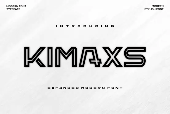 Kimaxs: The Modern Display Font That Elevates Brand Identity