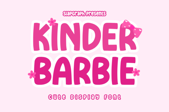 Kinder Barbie: A Quirky Display Font for Retro and Playful Designs