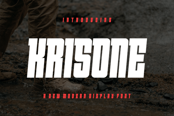 Krisone: A Bold Modern Font for Authentic Branding