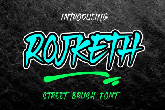 Mastering Elegance: The Versatility and Character of Rojketh Brush Font