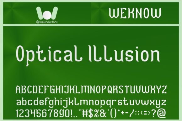 Optical Illusion: A Visual Journey Through the Striking Serif Display Font