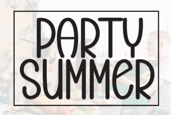 Party Summer: The Bold Typography Defining Modern Celebration