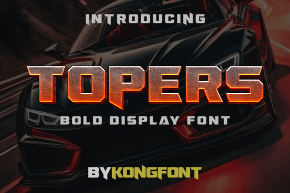 Revitalizing Visual Impact with the Topers Display Film Font