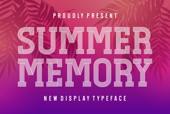 Summer Memory: A Playful Font for Modern Design