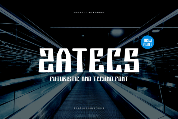 Zatecs: The Futuristic Font Transforming Modern Wall Art and Print Design